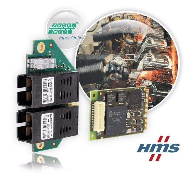 IXXAT INpact PCIe Mini card enables PCs to communicate on PROFINET IRT Fiber Optic